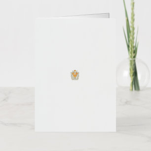 Floral Butterfly Mandala   Purple Boho Art Design Foil Greeting Card