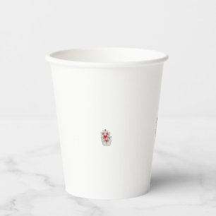 Floral Butterfly Mandala Purple Boho Art Design Paper Cups