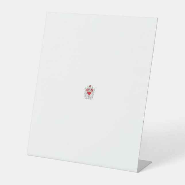 Floral Butterfly Mandala | Purple Boho Art Design Pedestal Sign (Front)