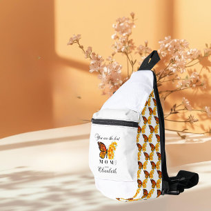 Floral Butterfly Personalized Sling Bag