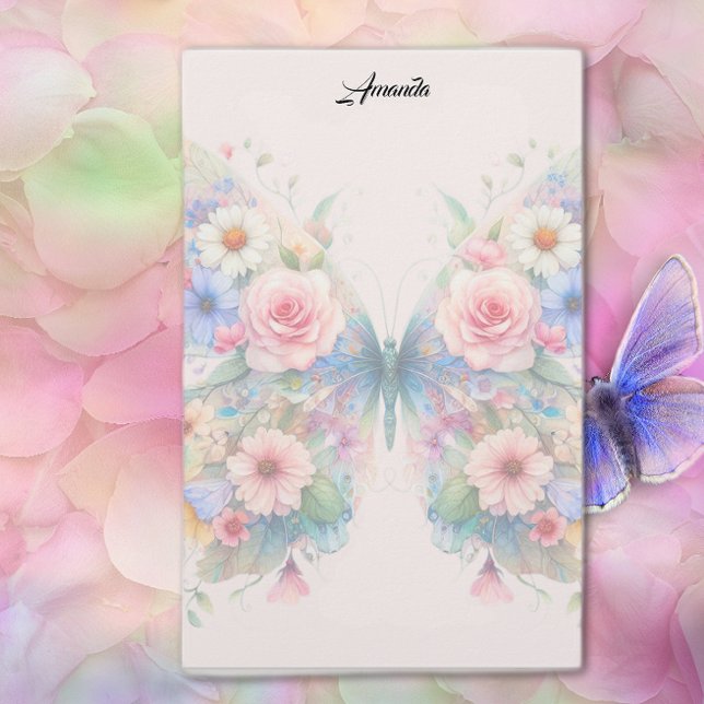 Floral Butterfly Stationery (Creator Uploaded)