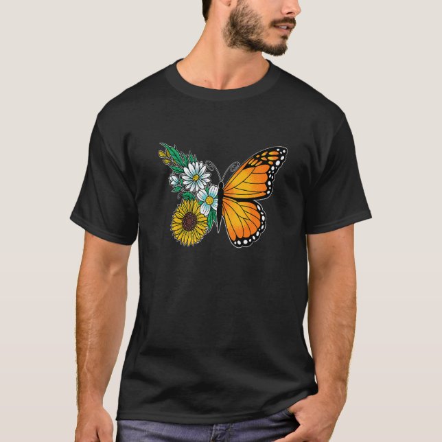 Floral Butterfly T-Shirt (Front)