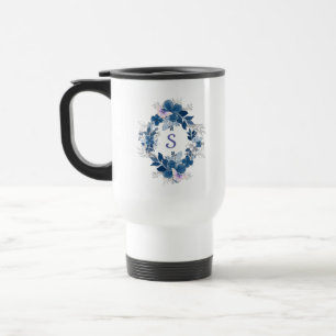 Floral Butterfly Travel Mug