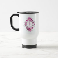 Floral Butterfly Travel Mug