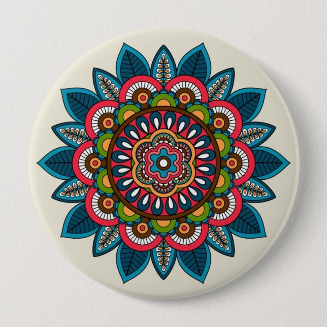 Floral Button  (Front)