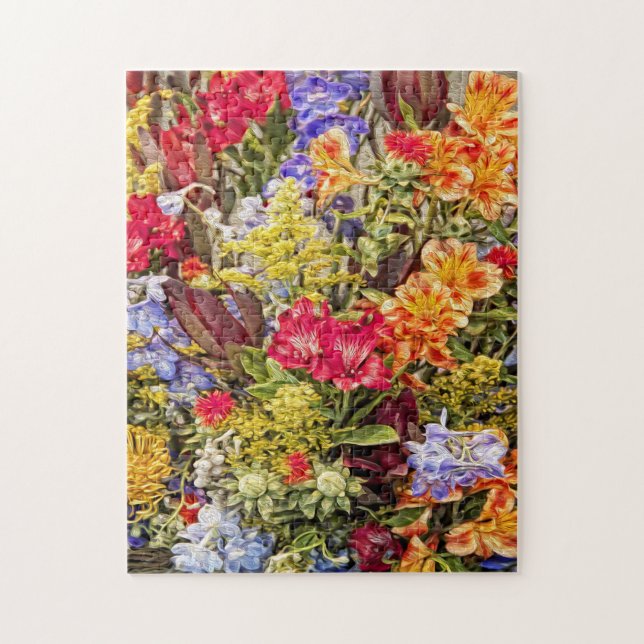 Floral Cacophony Puzzle (Vertical)