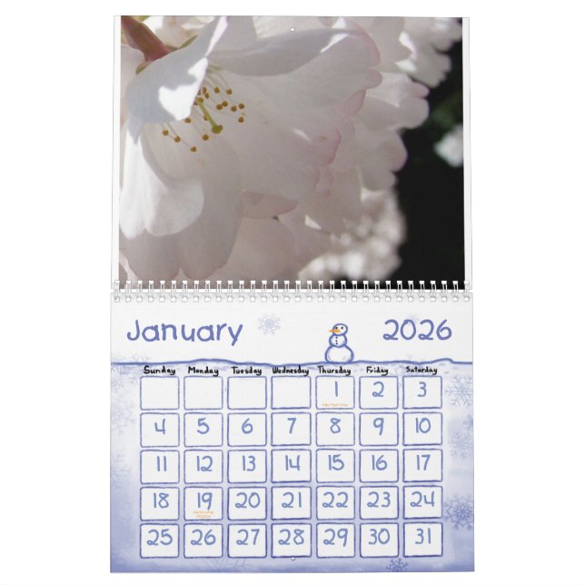 Floral Calendar (Jan 2026)