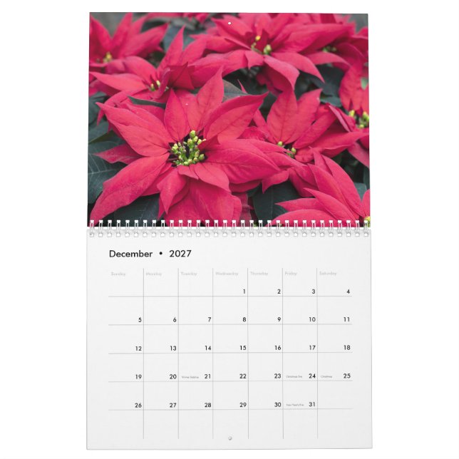 Floral Calendar (Dec 2027)