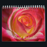 Floral Calendar<br><div class="desc">Calendar 12 months,  14 pages,  image of different flowers on each page. Including the US Holidays dates,  11" by 17"</div>