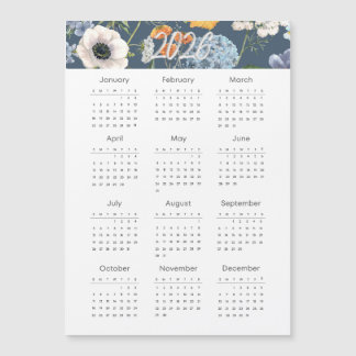 floral calendario 2026