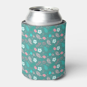 Floral Can Cooler