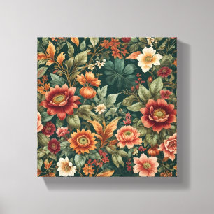 Floral canvas print
