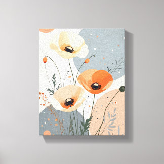 Floral canvas print