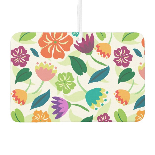 Floral  car air freshener (Front)