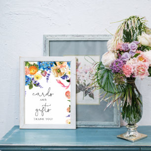 Floral Cards and Gifts Poster