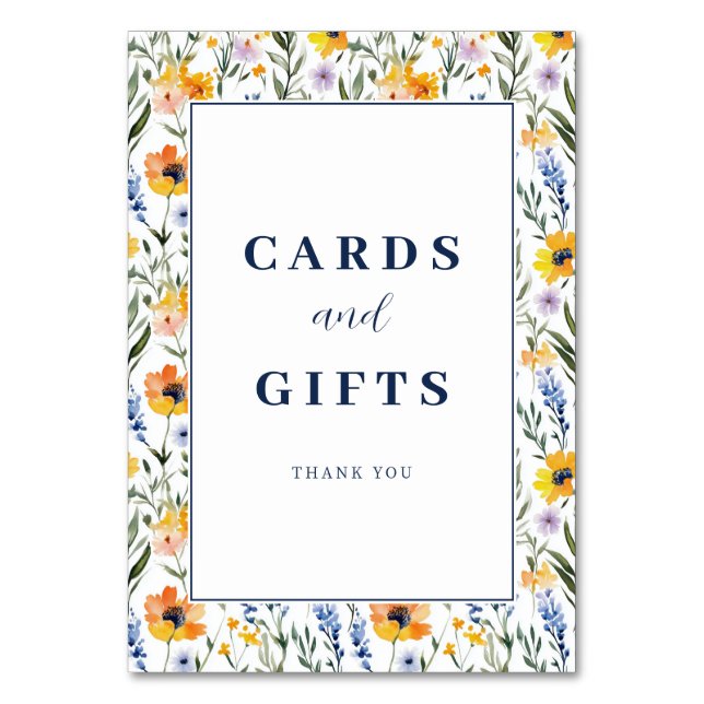 Floral Cards and Gifts Thank You (Front)