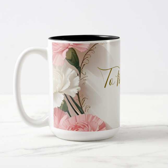 Floral Carnation Mug (Left)