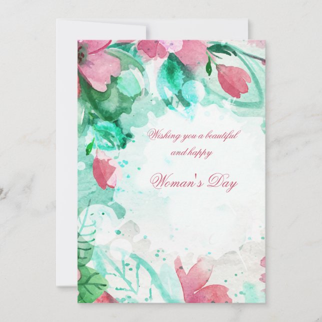 Floral Celebration Invitation (Front)