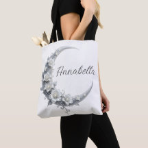 Floral Celestial Personalised Moon Goddess Name
