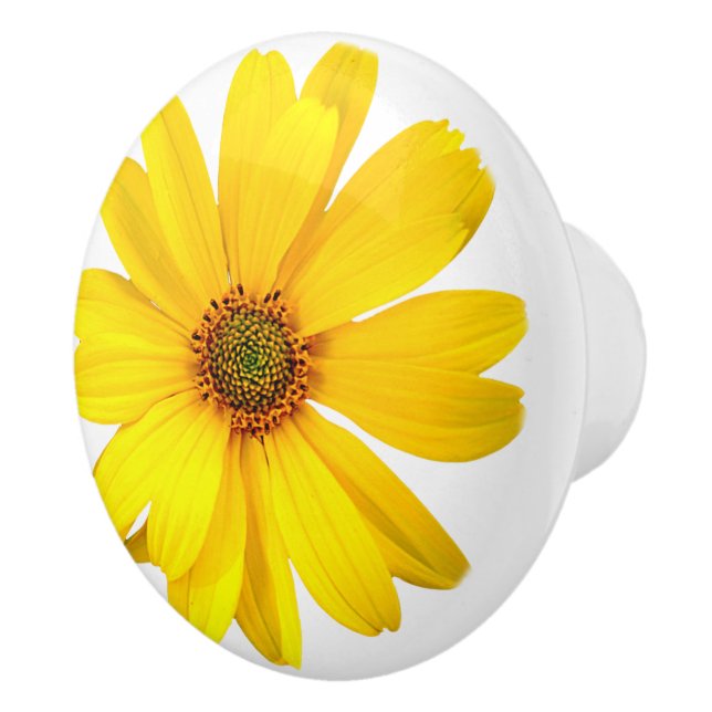 Floral Ceramic Knob (Right)