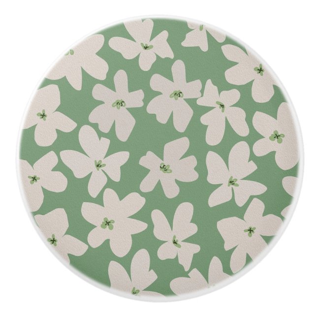  Floral ceramic knobs (Front)
