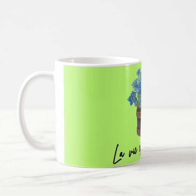 Floral Ceramic Mug (Left)