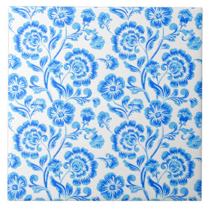 Floral Ceramic Tile
