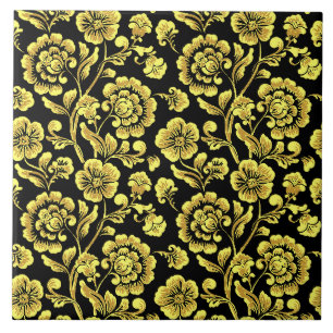 Floral Ceramic Tile