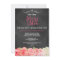 Floral Chalkboard Post Wedding Party Invitation