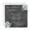 Floral Chalkboard Typography Post Wedding Party