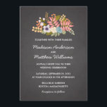 FLORAL CHALKBOARD | WEDDING INVITATION<br><div class="desc">FULL SUITE AVAILABLE IN OUR SHOP!</div>