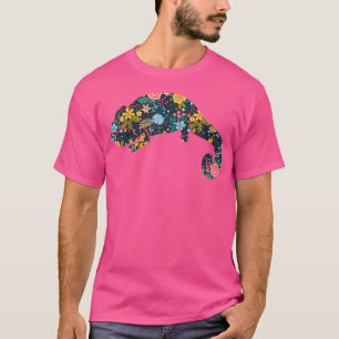 Floral Chameleons Silhouette Girls Chameleons Liza T-Shirt