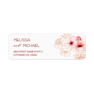 Floral Cherry Blossoms Pink White |  Wedding
