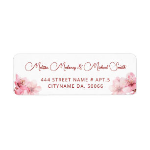 Floral Cherry Blossoms Pink White    Wedding