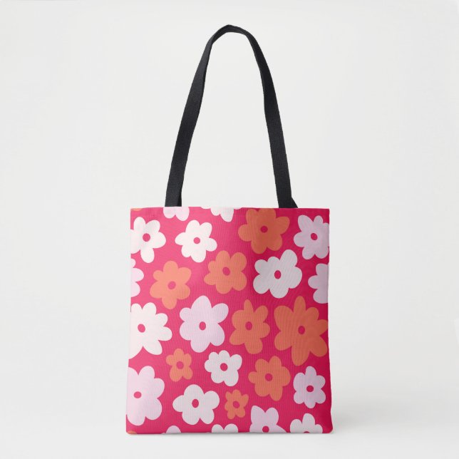 Floral Chic Tote Bag (Front)