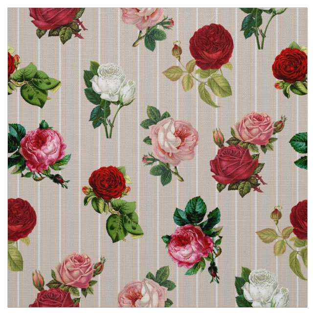 Floral Chic Upholstery Fabric by the Yard (Swatch)