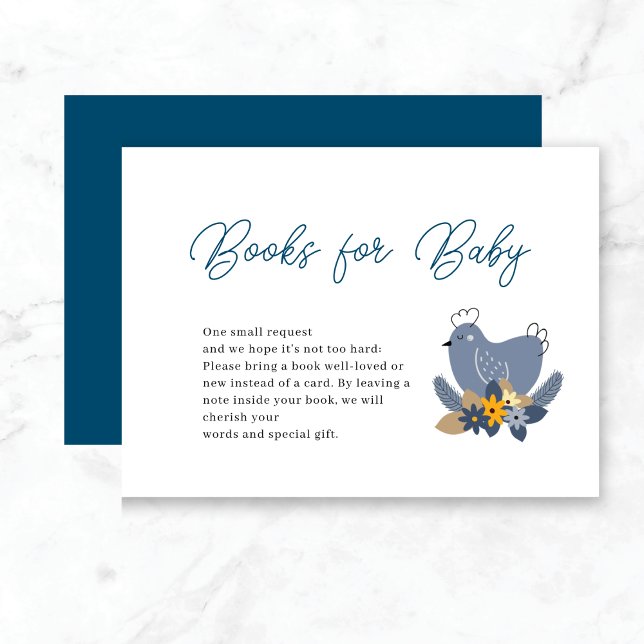 Floral Chicken Book Request  Enclosure Card (Creator Uploaded)