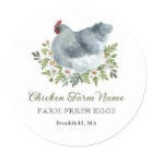 Floral Chicken Egg Carton Custom