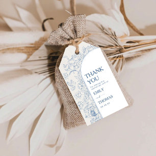 Floral Chinoiserie Wedding Gift Tags