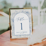 Floral Chinoiserie Wedding Table Number Card<br><div class="desc">The Floral Chinoiserie Wedding Table Number Card is a beautifully crafted piece that brings an elegant, timeless touch to your wedding reception. Featuring delicate floral patterns and soft, romantic colours, it complements a variety of wedding themes, including vintage, classic, and chic. The card clearly displays table numbers, making it easy...</div>