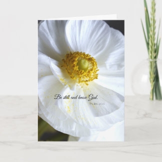 Floral Christian Greeting Card, 5x7 Card