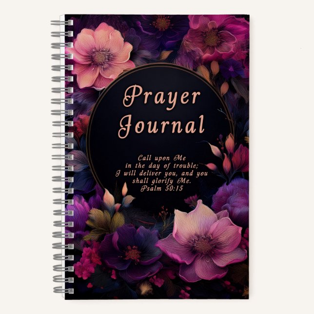 Floral Christian Prayer Journal (Front)