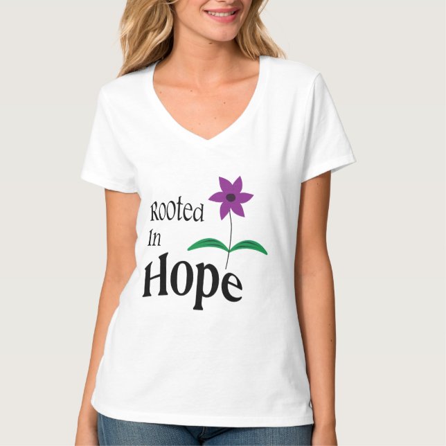 floral christian T-Shirt (Front)