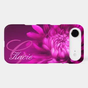 Floral chrysanthemum purple mauve flower custom