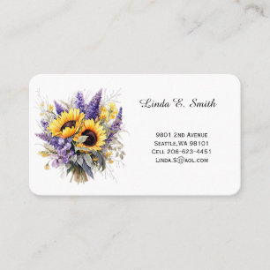 Floral Classic Calling Card
