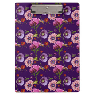 Floral clipboard