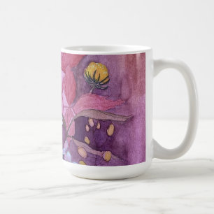floral coffee mug