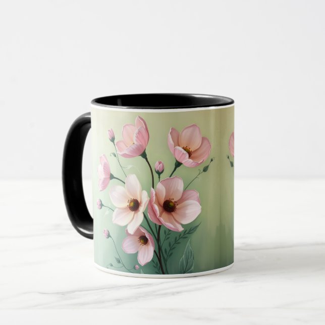 Floral Coffee Mug (Front Left)