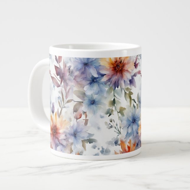 Floral Coffee Mug (Front Left)