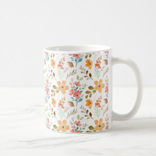 Floral Coffee Mug - A Blooming Start to Your Day